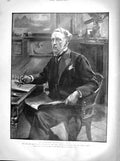 Old Antique Print 1899 William Maccormac Surgeons Bisley Kolapore Sport 19th