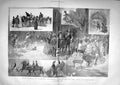Antique Old Print 1899 Fashion Paris Bois De Boulogne Roller Skates Horse 19th