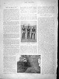 Original Old Antique Print 1899 Dacoits Saleh Sahib Gang Jingh Singh Strongh