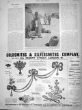 Original Old Antique Print 1899 Indian Life America Children Gsmith Silversmith