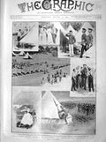 Original Old Antique Print 1899 Boy Siers Training Aldershot Cadet School 19th