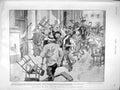 Original Old Antique Print 1899 Riots Paris Mob Joseph'S Church Liverpool Court