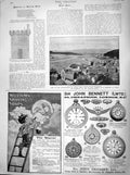 Original Old Antique Print 1899 Duart Point Isle Mull William Black Benne 19th