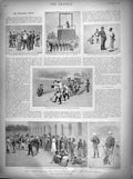 Original Old Antique Print 1899 Transvaal Pretoria Johannesburg War Aldershot