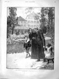 Old Antique Print 1899 Captain Alfred Dreyfus Carpentras Johannesburg War 19th