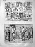 Old Antique Print 1899 South Africa War Aldershot America Cup Yacht Sport 19th