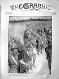 Old Antique Print 1899 Nicholson Nek British Prisoners Pretoria War Army 19th