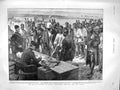 Original Old Antique Print 1899 Black Population Natal Collecting Hut Do 19th
