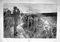 Original Old Antique Print 1899 Shot Fired Naval Gun Ladysmith War Siers 19th