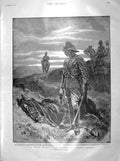 Original Old Antique Print 1899 War Injured Horse Sier Christian Hospital Train