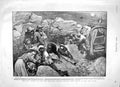 Old Antique Print 1900 War Refugees Mooi River Africa Russell Hill Hall 20th