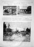 Old Antique Print 1900 Kimberley Cronje Scott-Turner Africa Engine River 20th