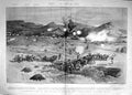 Original Old Antique Print 1900 War Battle Colenso Buller Kaffir Kraal Boers