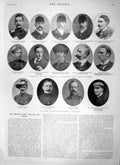 Old Antique Print 1900 Yeomanry Africa Reid War Churchill Pretoria Train 20th
