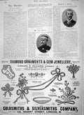 Original Old Antique Print 1900 Osborn Hingnett South Africa War Gsmith London