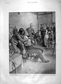Original Old Antique Print 1900 War Siers Hospital Modder Friel Smyth Sinclair