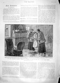 Old Antique Print 1900 Pope Birthday Private Chapel Ladysmith British War 20th