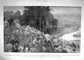 Original Old Antique Print 1900 Ladysmith Bluejackets Buller Bug Gun Siers War