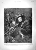 Old Antique Print 1900 Queen Victoria Lord Mayor State Sword Battenberg 20th