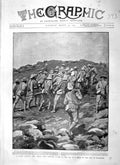 Old Antique Print 1900 Handy Men Gun Kopje Kimberley General French War 20th