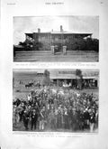 Old Antique Print 1900 Kimberley Boer Christiania Commando Hale Stonham 20th