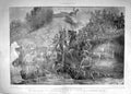 Original Old Antique Print 1900 Ladysmith River Siers Horses Narrow Gorge 20th