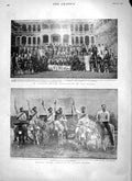 Old Antique Print 1900 Logan Horse Soudan Majuba Mowbray Fairfax Fane Ear 20th