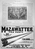 Original Old Antique Print 1900 War Siers Brothers Imperial Yeomanry Mazawattee
