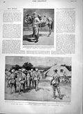 Old Antique Print 1900 Noble Rimington Ambulance War Buller White Train 20th