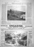Old Antique Print 1900 Princess Christian Ambulance Train Tugela Bridge 20th