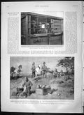 Old Antique Print 1900 Boer Prisoner Cape Town Redvers Bullers War Army 20th