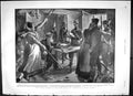 Original Old Antique Print 1900 Lord Roberts Free State Court General Joubert