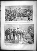 Original Old Antique Print 1900 Colonel Plumer Armoured Train War Buller Kaffir