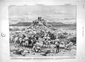 Original Old Antique Print 1900 Lord Roberts Brandfort War Ascot Cup Horse Race