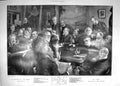 Old Antique Print 1900 Society Arts Wood Wheatly Harris Thmoson Birdwood 20th