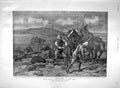 Original Old Antique Print 1900 Transvaal Wire Cutters Siers War Baden-Powell