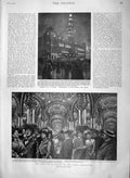 Old Antique Print 1900 Mafeking Sydney Post Office Paris Antoinette Mar 20th