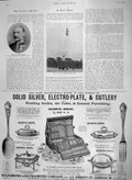 Original Old Antique Print 1900 Major Baden-Powell Military Kite Gsmith 20th