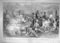 Old Antique Print 1900 British Prisoners Camp Noigedacht Delagoa Bay War 20th