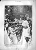 Original Old Antique Print 1900 Siers Train Pietermaritzburg Mafeking Bisley