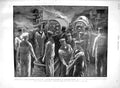 Old Antique Print 1900 Navy Sailors Ship Terrible Highland Army Algoa Bay 20th