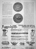 Original Old Antique Print 1900 New Great Seal Queen Throne Michael Mappin Webb