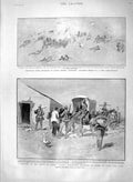 Old Antique Print 1900 Transvaal Artillery Ladysmith Boer Africa Canadian 20th