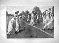 Old Antique Print 1900 Croquet Ladies Sport Sheen Club Quirinal Railway 20th
