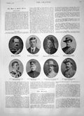 Original Old Antique Print 1900 Bruce-Hamilton Lloyd Flowers Stapylton-Bree War