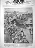 Original Old Antique Print 1900 America Marines British Siers War T Victorian