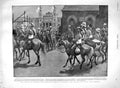 Original Old Antique Print 1900 General Ian Hamilton Army Pretoria Lord 20th