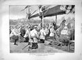 Original Old Antique Print 1900 War Officers Service Odessa Russian Contingent