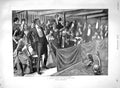 Original Old Antique Print 1900 Water Polo Match Ladies Bath Club Sport Salmon