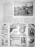 Old Antique Print 1900 Consul Pott Lourenco Marques Kruger Benson Watch 20th